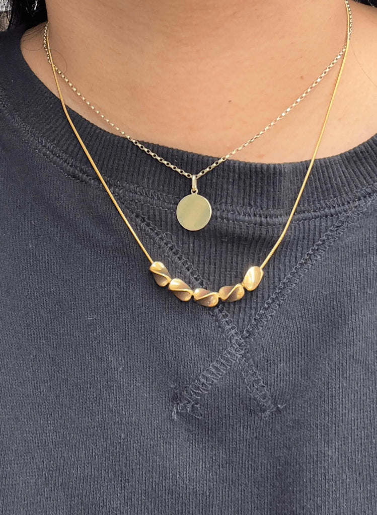 Athena Gold Plated Necklace - Lil Creations