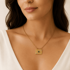 Iris Evil Eye Necklace