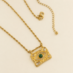 Iris Evil Eye Necklace