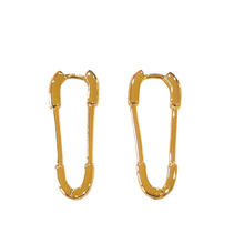 Load image into Gallery viewer, Lily Pin Gold Plated Earring