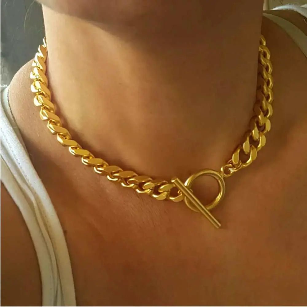 Eleanor Choker Gold Plated Necklace - Lil Creations
