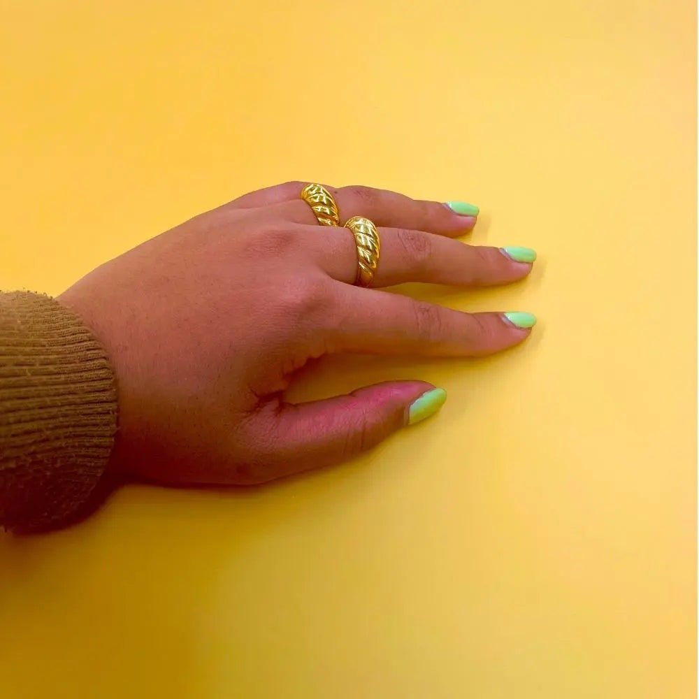 Nova Gold Plated Ring - Lil Creations