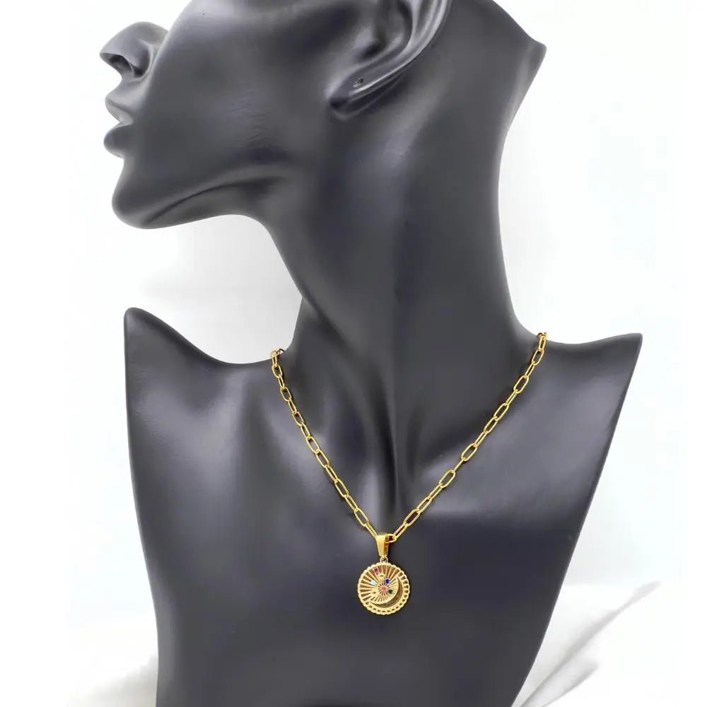 Zayla Gold Plated Necklace - Lil Creations